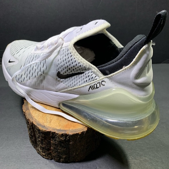 Nike Air Max 270 Women’s White Black Sneakers Shoe Size-9 - Picture 1 of 9